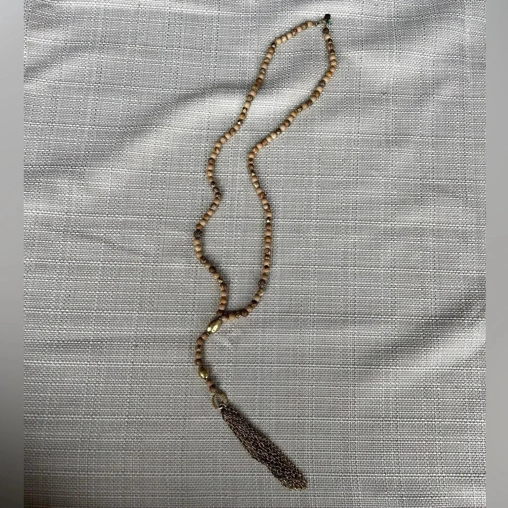 Womens VINTAGE Lucky Brand Tassel Necklace